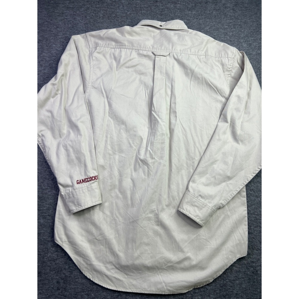 Three Square South Carolina Gamecocks Button Down Shirt Mens XL Tan Cotton NWT - Picture 2 of 11